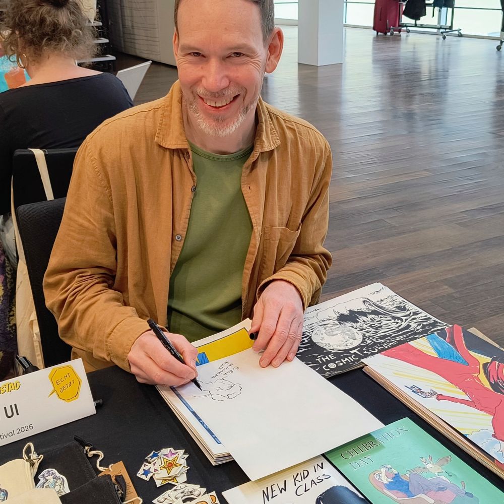Signing artwork