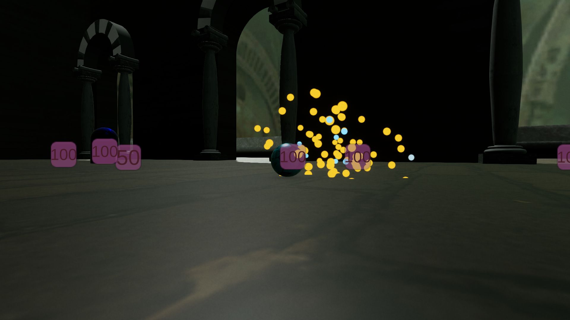 Simple VFX in RollaBall